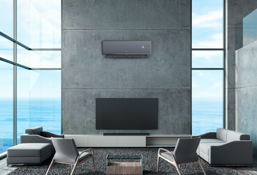 q smart premium grey, šedá klimatizácia, moderná klimatizácia, dizajnová klimatizácia